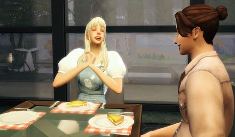 模拟人生4怎么吃东西